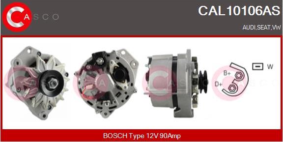 Casco CAL10106AS - Generator / Alternator aaoparts.ro