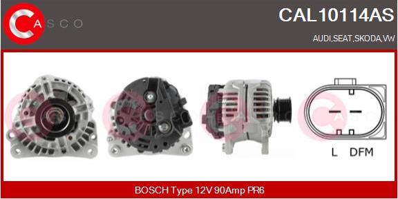 Casco CAL10114AS - Generator / Alternator aaoparts.ro