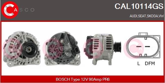 Casco CAL10114GS - Generator / Alternator aaoparts.ro