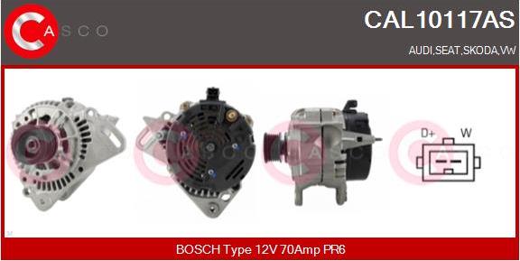 Casco CAL10117AS - Generator / Alternator aaoparts.ro