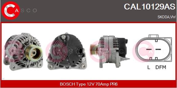 Casco CAL10129AS - Generator / Alternator aaoparts.ro