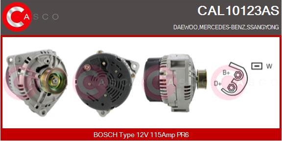 Casco CAL10123AS - Generator / Alternator aaoparts.ro