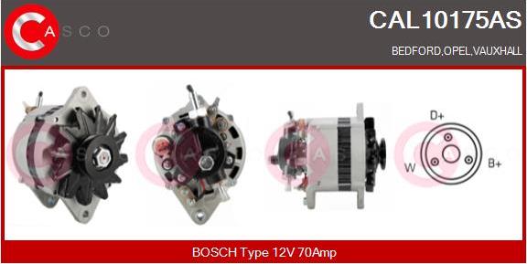 Casco CAL10175AS - Generator / Alternator aaoparts.ro