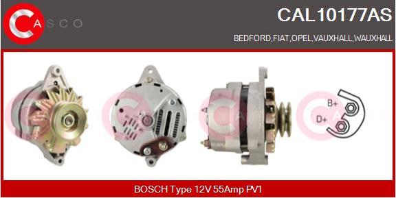 Casco CAL10177AS - Generator / Alternator aaoparts.ro