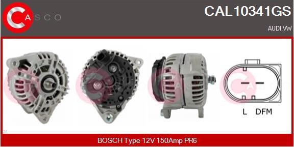 Casco CAL10341GS - Generator / Alternator aaoparts.ro