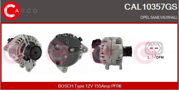 Casco CAL10357GS - Generator / Alternator aaoparts.ro