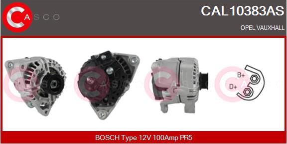 Casco CAL10383AS - Generator / Alternator aaoparts.ro