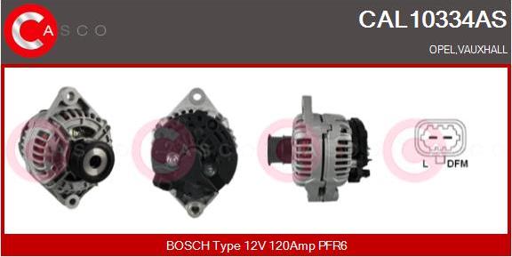 Casco CAL10334AS - Generator / Alternator aaoparts.ro