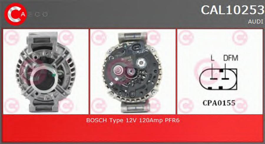 Casco CAL10253 - Generator / Alternator aaoparts.ro