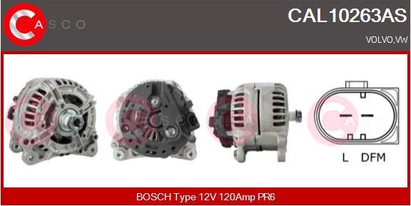 Casco CAL10263AS - Generator / Alternator aaoparts.ro