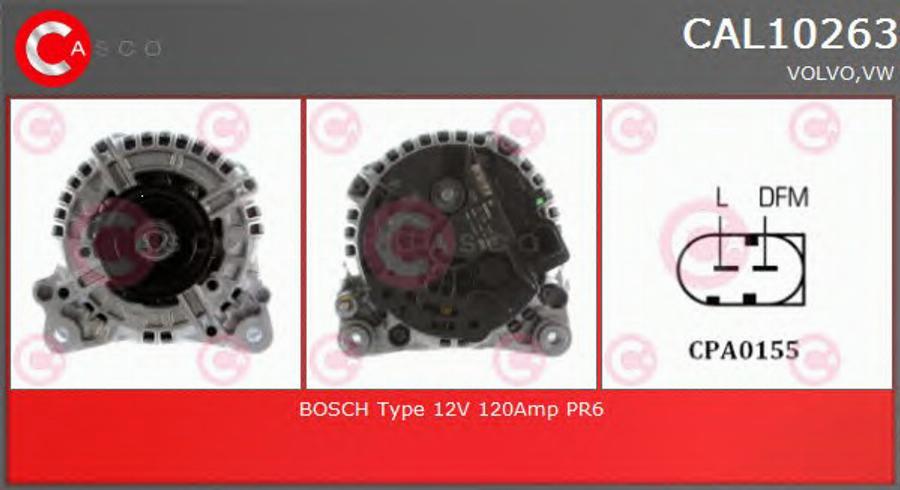 Casco CAL10263 - Generator / Alternator aaoparts.ro