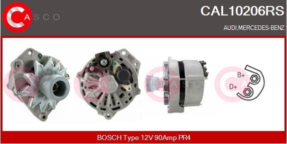 Casco CAL10206RS - Generator / Alternator aaoparts.ro