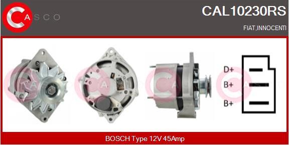 Casco CAL10230RS - Generator / Alternator aaoparts.ro