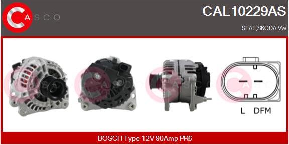 Casco CAL10229AS - Generator / Alternator aaoparts.ro