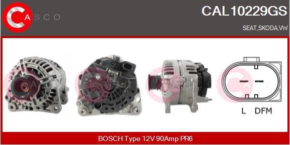 Casco CAL10229GS - Generator / Alternator aaoparts.ro