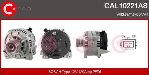 Casco CAL10221AS - Generator / Alternator aaoparts.ro