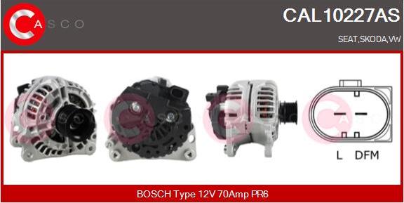 Casco CAL10227AS - Generator / Alternator aaoparts.ro
