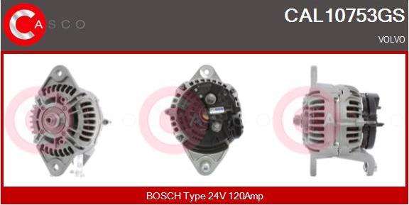 Casco CAL10753GS - Generator / Alternator aaoparts.ro