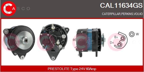 Casco CAL11634GS - Generator / Alternator aaoparts.ro