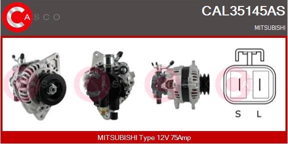 Casco CAL35145AS - Generator / Alternator aaoparts.ro