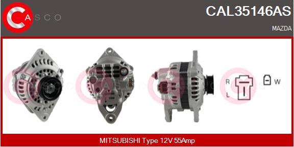 Casco CAL35146AS - Generator / Alternator aaoparts.ro