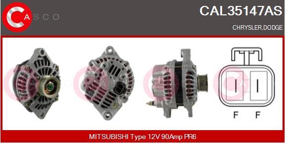 Casco CAL35147AS - Generator / Alternator aaoparts.ro
