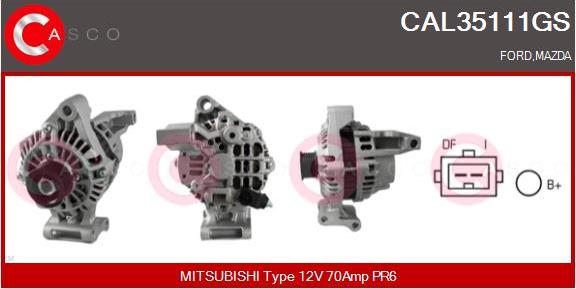 Casco CAL35111GS - Generator / Alternator aaoparts.ro