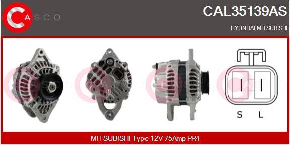 Casco CAL35139AS - Generator / Alternator aaoparts.ro
