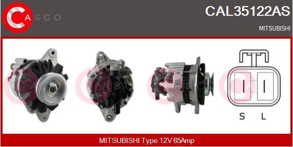 Casco CAL35122AS - Generator / Alternator aaoparts.ro