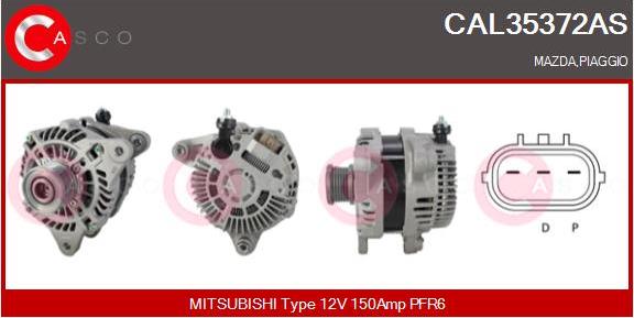 Casco CAL35372AS - Generator / Alternator aaoparts.ro