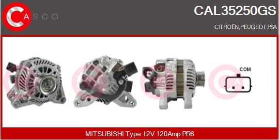 Casco CAL35250GS - Generator / Alternator aaoparts.ro