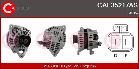 Casco CAL35217AS - Generator / Alternator aaoparts.ro