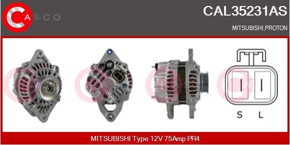 Casco CAL35231AS - Generator / Alternator aaoparts.ro