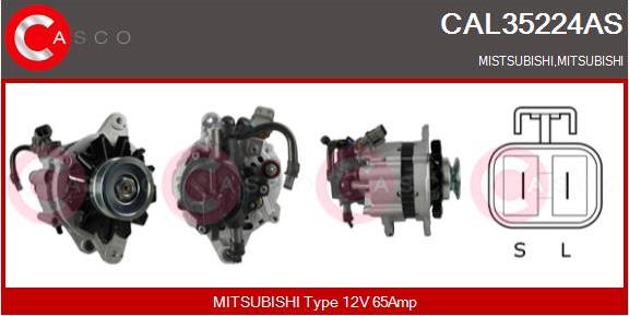 Casco CAL35224AS - Generator / Alternator aaoparts.ro