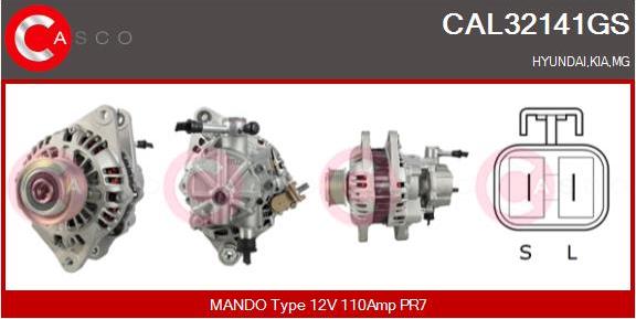 Casco CAL32141GS - Generator / Alternator aaoparts.ro