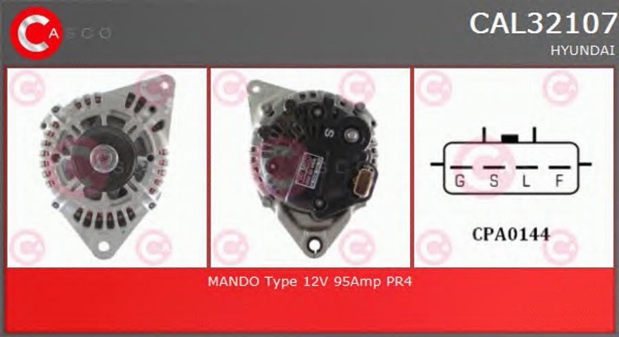 Casco CAL32107 - Generator / Alternator aaoparts.ro