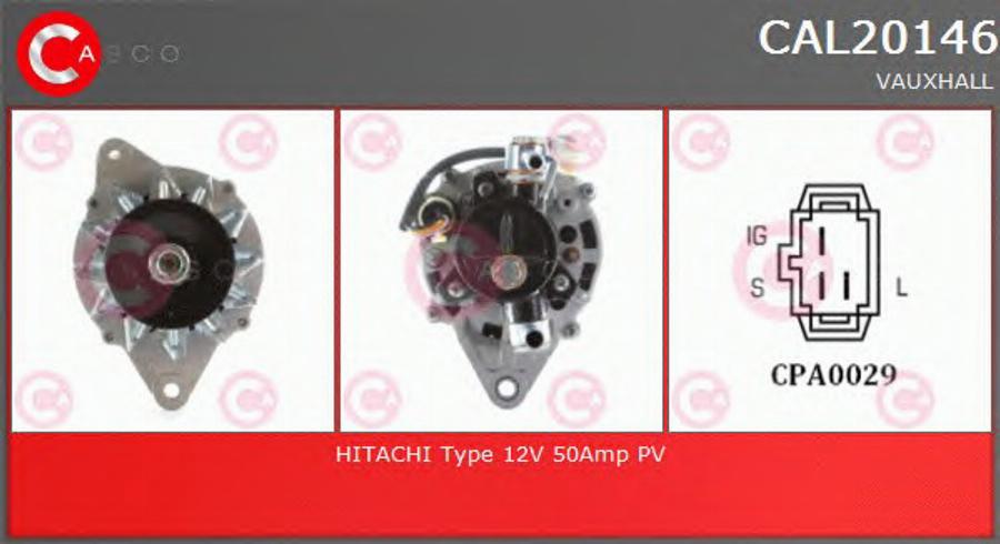 Casco CAL20146 - Generator / Alternator aaoparts.ro