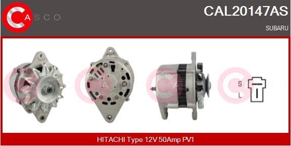 Casco CAL20147AS - Generator / Alternator aaoparts.ro