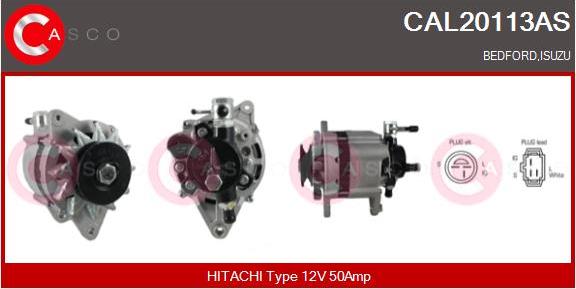 Casco CAL20113AS - Generator / Alternator aaoparts.ro
