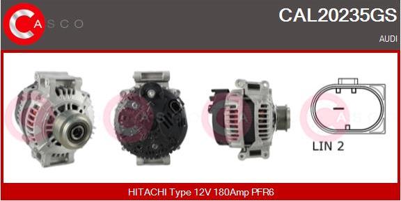 Casco CAL20235GS - Generator / Alternator aaoparts.ro