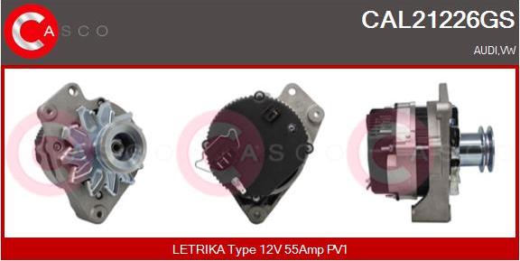 Casco CAL21226GS - Generator / Alternator aaoparts.ro