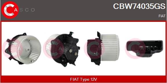 Casco CBW74035GS - Ventilator, habitaclu aaoparts.ro