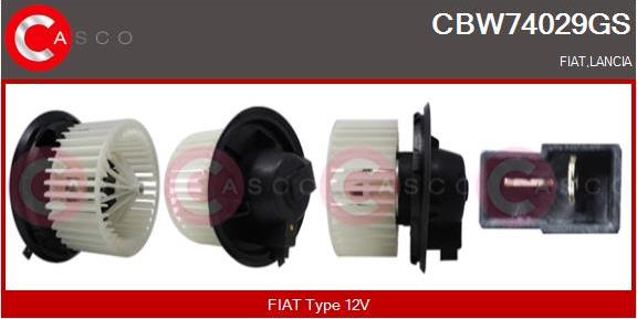 Casco CBW74029GS - Ventilator, habitaclu aaoparts.ro