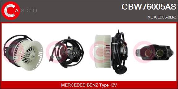 Casco CBW76005AS - Ventilator, habitaclu aaoparts.ro