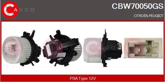 Casco CBW70050GS - Ventilator, habitaclu aaoparts.ro