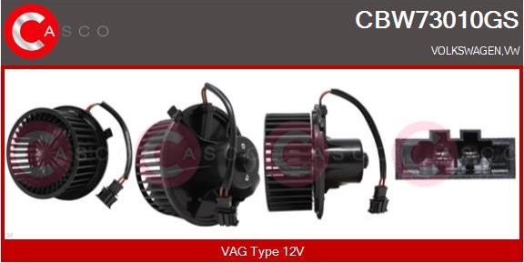 Casco CBW73010GS - Ventilator, habitaclu aaoparts.ro