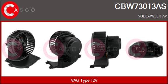 Casco CBW73013AS - Ventilator, habitaclu aaoparts.ro