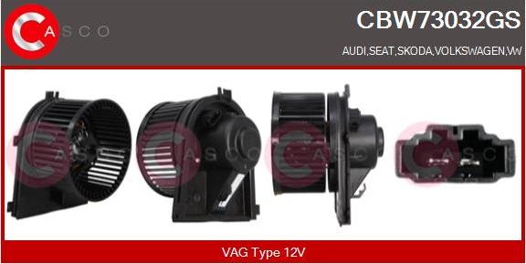 Casco CBW73032GS - Ventilator, habitaclu aaoparts.ro