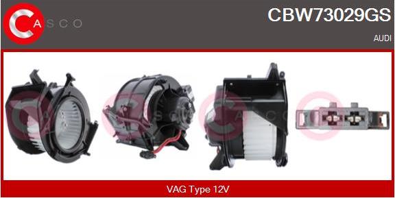 Casco CBW73029GS - Ventilator, habitaclu aaoparts.ro