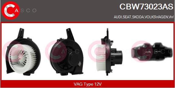 Casco CBW73023AS - Ventilator, habitaclu aaoparts.ro